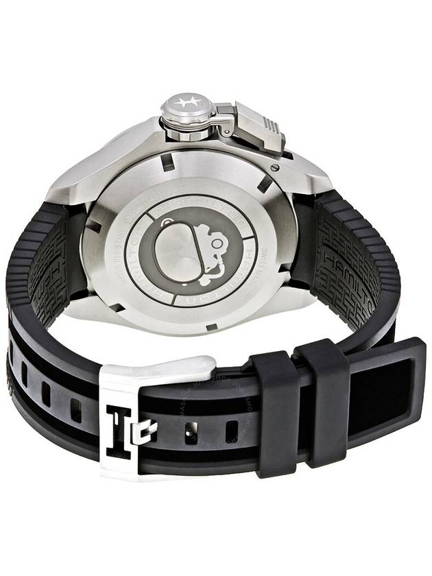 Khaki Navy Frogman Titanium Automatic Watch Black - HAMILTON - BALAAN 4