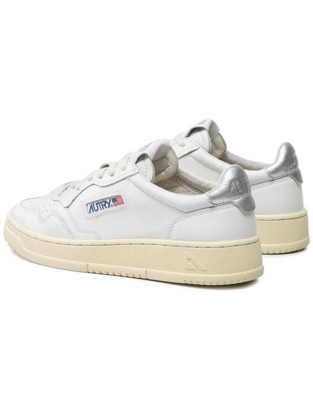 Medalist Silver Tab Low Top Sneakers White - AUTRY - BALAAN 5