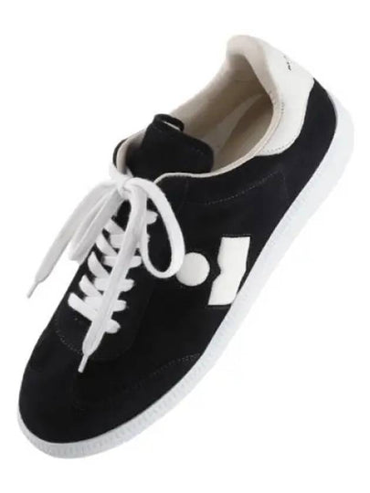 Bryce Suede Low Top Sneakers Black - ISABEL MARANT - BALAAN 2