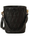 Donae Leather Bucket Bag Black - BALLY - BALAAN 3