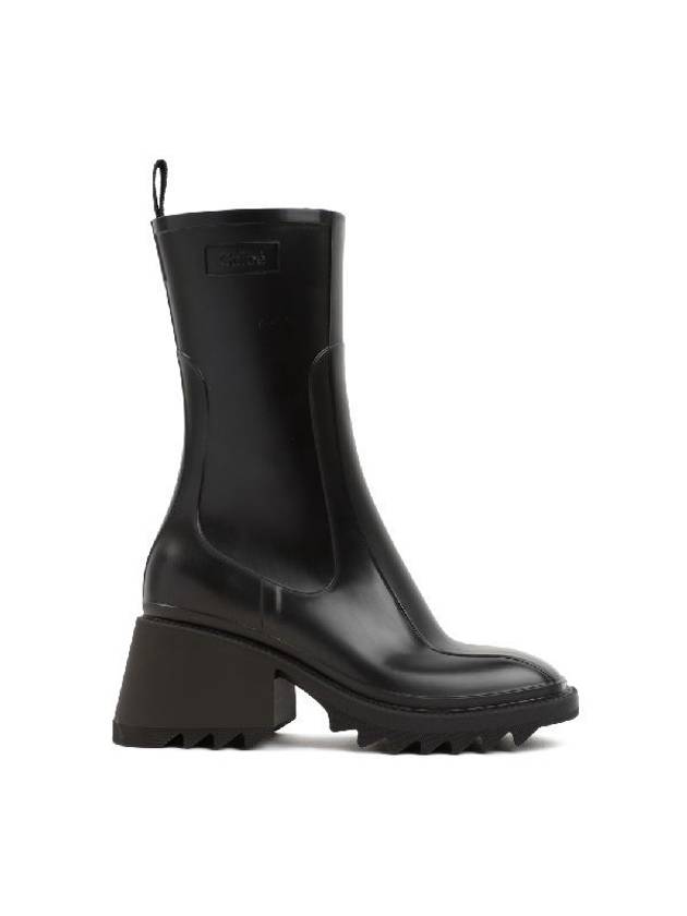 Betty Chunky Sole Rain Boots Black - CHLOE - BALAAN 6