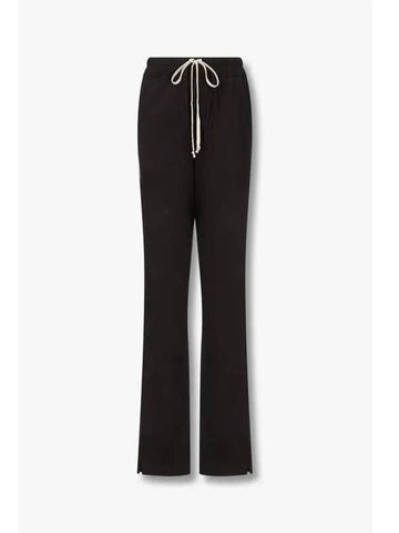 WOMEN DRKSHDW String Banding Cotton Pants Black - RICK OWENS - BALAAN 1