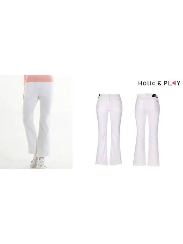 slit bootcut golf pants HB1WPT001WH - HOLIC&PLAY - BALAAN 5