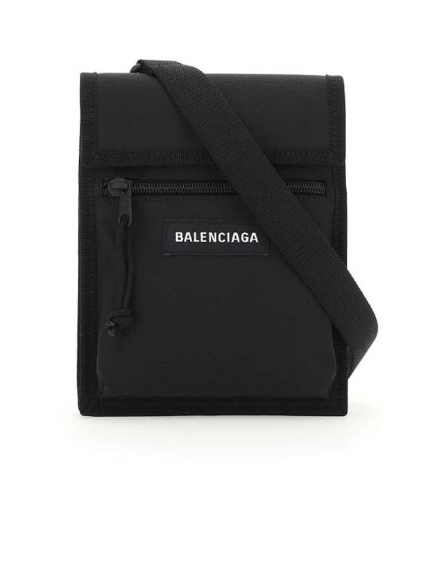 Explorer Small Strap Nylon Cross Bag Black - BALENCIAGA - BALAAN 3