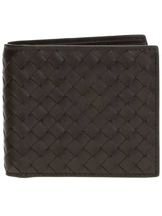 Intrecciato Weaving Half Wallet Espresso - BOTTEGA VENETA - BALAAN 2