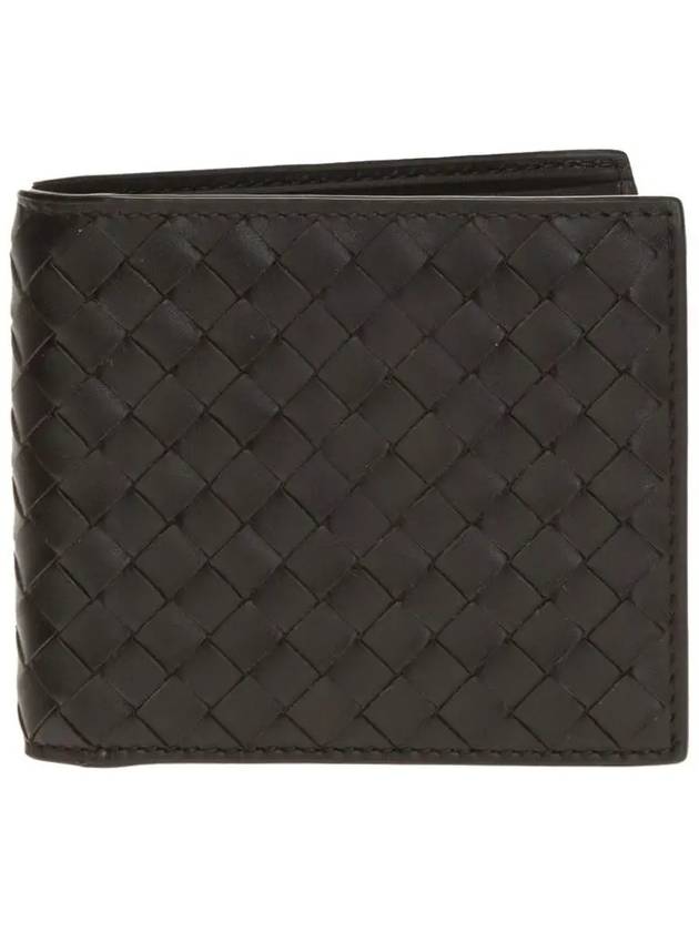 Intrecciato Weaving Half Wallet Espresso - BOTTEGA VENETA - BALAAN 3