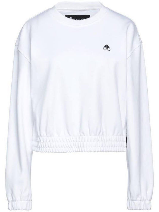 Wenzel Pullover Sweatshirt White - MOOSE KNUCKLES - BALAAN 1