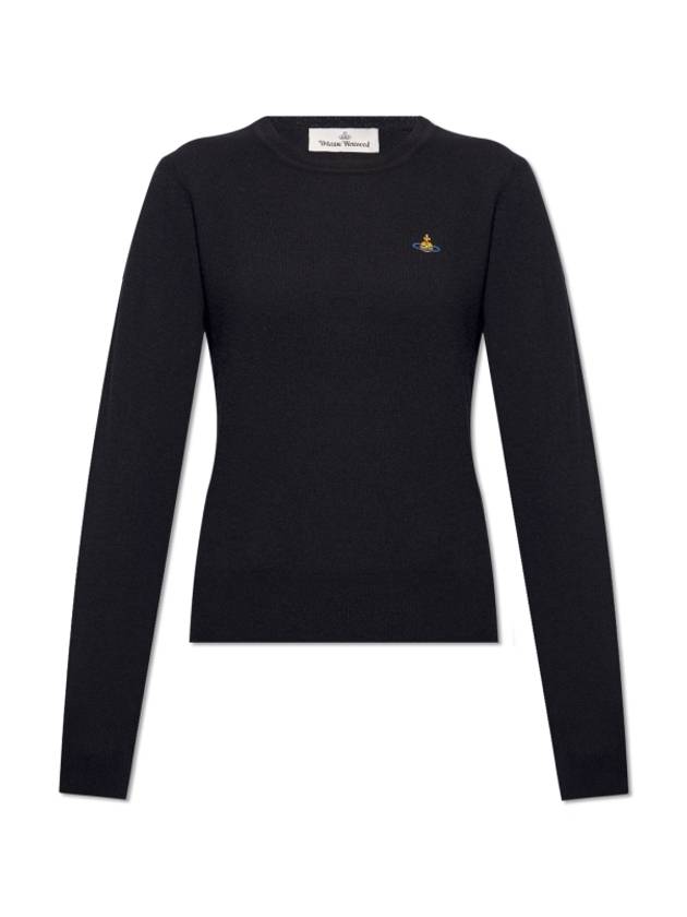 Bea Jumper Knit Top Black - VIVIENNE WESTWOOD - BALAAN 2