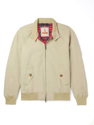 G9 Classic Original Harrington Zip-Up Jacket Beige - BARACUTA - BALAAN 1