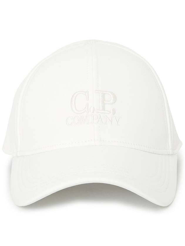 Kids Shell-R Logo Cap Hat White - CP COMPANY - BALAAN 3