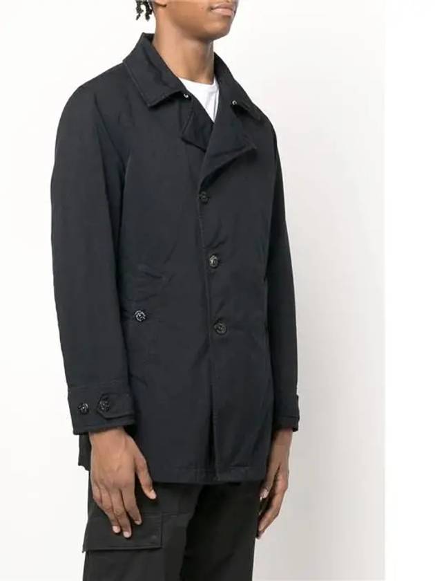 David TC Logo Patch Jacket Navy - STONE ISLAND - BALAAN 5