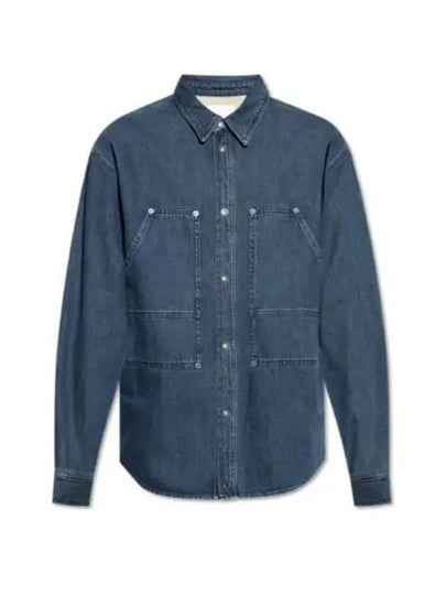 Owenn Denim Shirt Blue - ISABEL MARANT - BALAAN 2