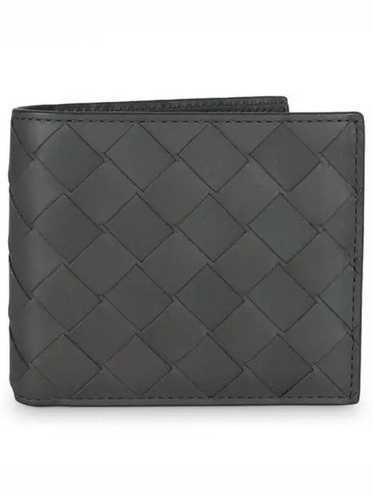 Intrecciato Bifold Half Wallet Graphite - BOTTEGA VENETA - BALAAN 2