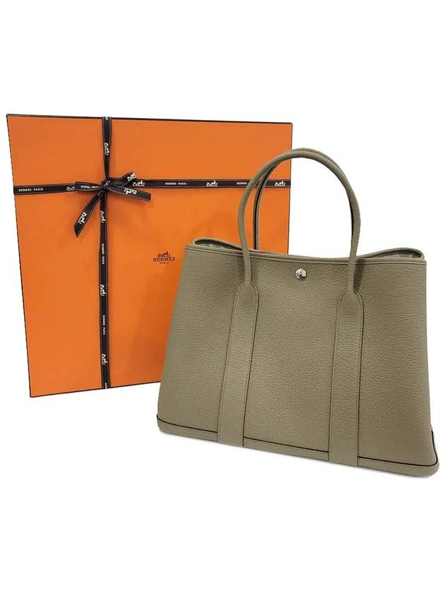 Garden Party 36 Women's Tote Bag H051559CK B Engraved - HERMES - BALAAN 1