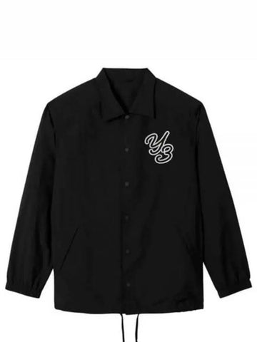 Logo Coach Jacket Black - Y-3 - BALAAN 1