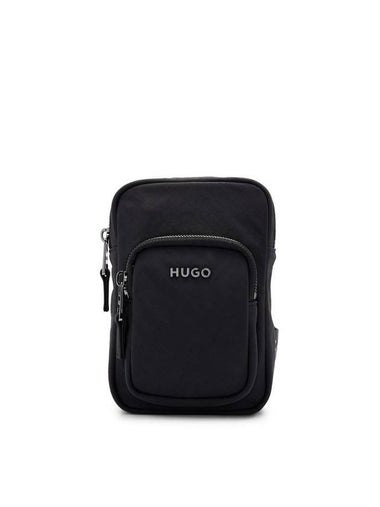 Tyrone Nylon Cross Bag Black - HUGO BOSS - BALAAN 1