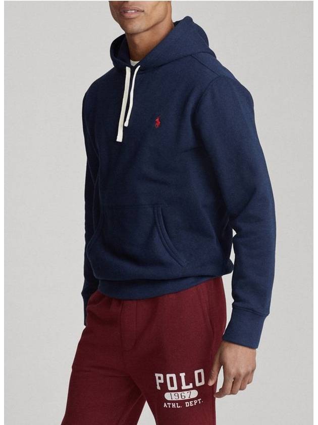 Embroidered Logo Pony Hoodie Navy - POLO RALPH LAUREN - BALAAN 2