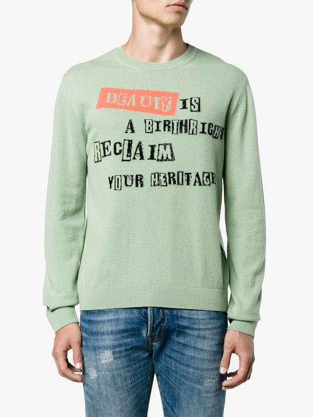 Beauty Is A Birthright WoolCashmere Sweater - VALENTINO - BALAAN 1