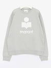 Mikoy Big Logo Cotton Sweatshirt Light Blue - ISABEL MARANT - BALAAN 2