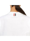 Cotton Twin Hector Embroidery Short Sleeve T-Shirt White - THOM BROWNE - BALAAN 8