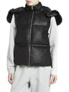 Padded Vest Mergule Metallic Corduroy 1A00090 59726 999 - MONCLER - BALAAN 1