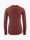 Women's Huge Crew Neck Long Sleeve T-Shirt Madder Red - KLATTERMUSEN - BALAAN 3