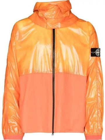 Waffen Patch Heat Reactive Lamy Cotton Linen Tela Hooded Jacket Orange - STONE ISLAND - BALAAN 1