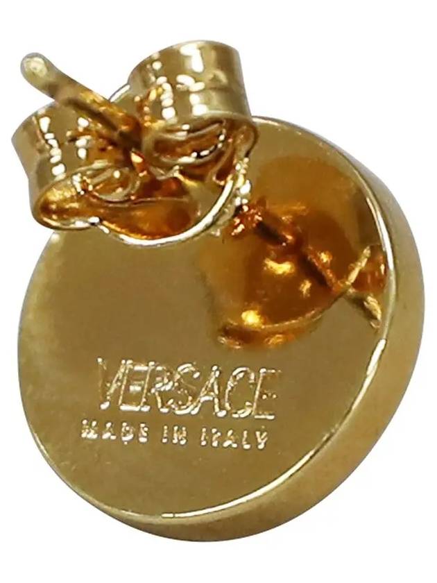 Medusa Grica Pearl Earrings Gold - VERSACE - BALAAN.