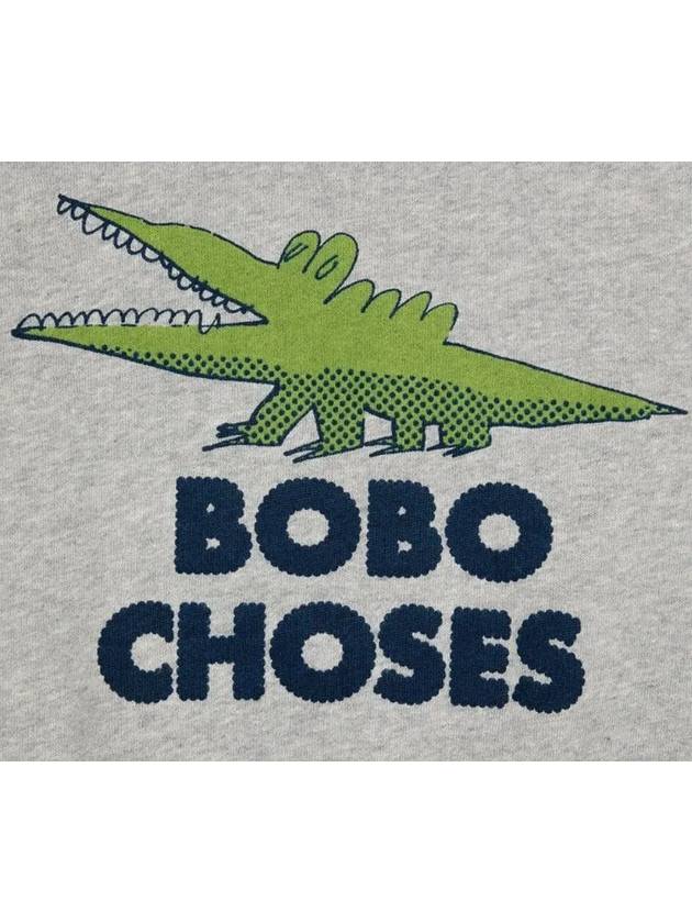 Talking Crocodile Sweatshirt B224AC037 Italian Kids - BOBO CHOSES - BALAAN 3