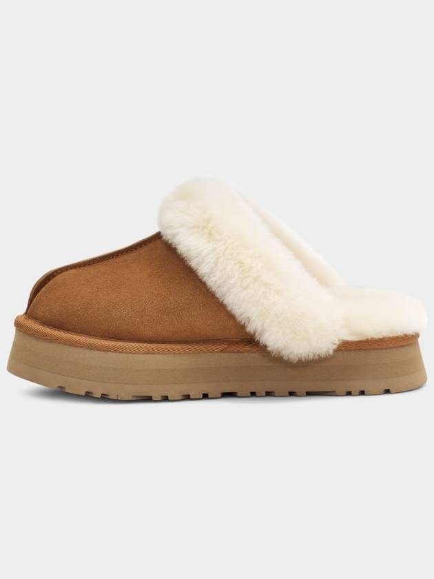 Women's Diskett Fleece Platform Slippers Brown - UGG - BALAAN 3