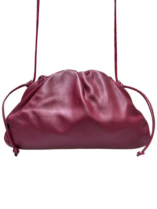 Women s 585852 Mini Pouch Dumpling Bag Burgundy Color Cross - BOTTEGA VENETA - BALAAN 3