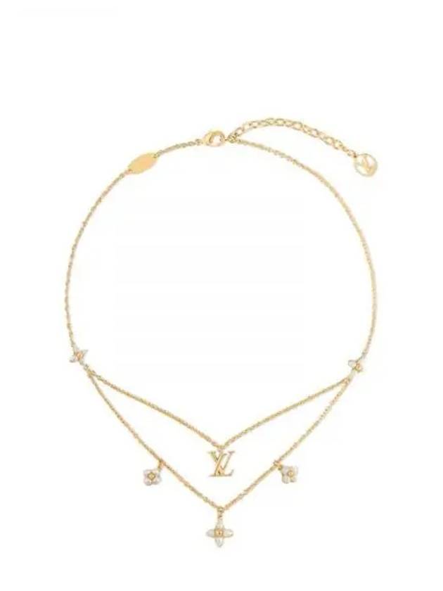 LV Floragram Necklace Gold - LOUIS VUITTON - BALAAN 2