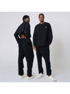 AU42PT08 Sweatshirt baggy pants black - ATHPLATFORM - BALAAN 9