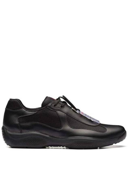 America's Cup Original Low Top Sneakers Black - PRADA - BALAAN 1