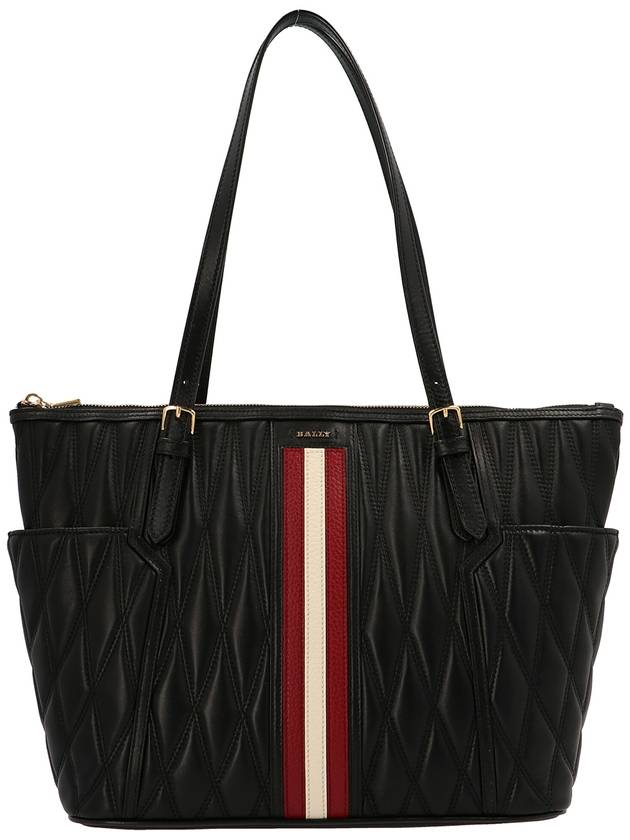 Damira Shoulder Tote Bag Black - BALLY - BALAAN 2