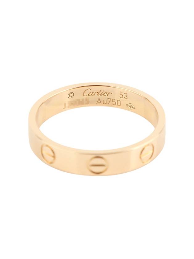 B40850 Yellow gold mini love ring No 53 34142 - CARTIER - BALAAN 5