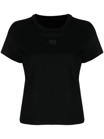 Alexander Wang T-Shirt With Embossed Logo - ALEXANDER WANG - BALAAN 1