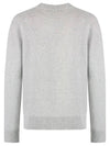 Baby Fox Patch Boxy Cardigan Light Grey Melange - MAISON KITSUNE - BALAAN 3