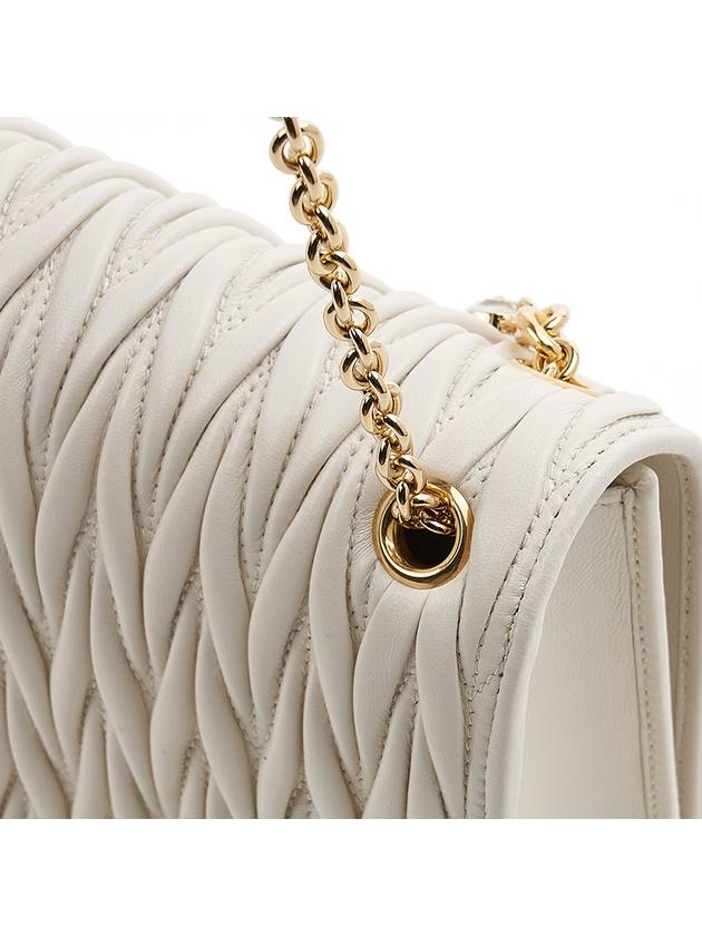 Matelasse Nappa Leather Mini Bag Gold White - MIU MIU - BALAAN 8