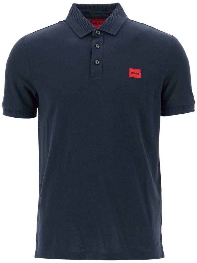 polo shirt with logo label - HUGO BOSS - BALAAN 1