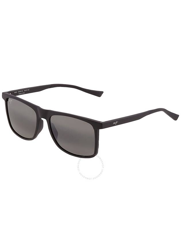 Maui Jim Makamae Nuetral Grey Rectangular Men's Sunglasses 619-02 56 - MAUI JIM - BALAAN 3