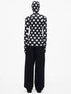 Spots Spots Hooded Longsleeve_Black/White (2F3RTP015C11-005) - MARC JACOBS - BALAAN 7