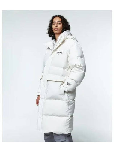 Classic Vector Long Down Jacket White - REEBOK - BALAAN 1