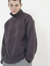 Modal Knit Half Zip up Charcoal - CHANCE'S NOI - BALAAN 6