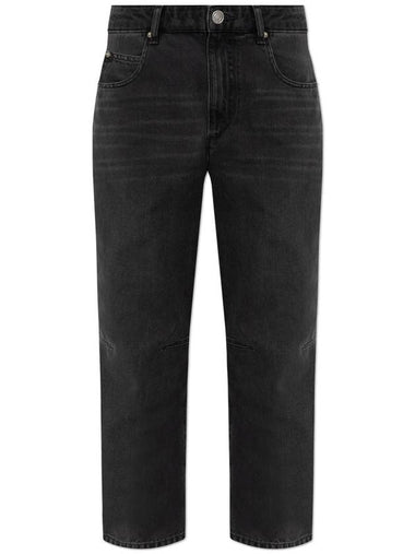 Marant Etoile Jeans Janet, Women's, Black - ISABEL MARANT ETOILE - BALAAN 1