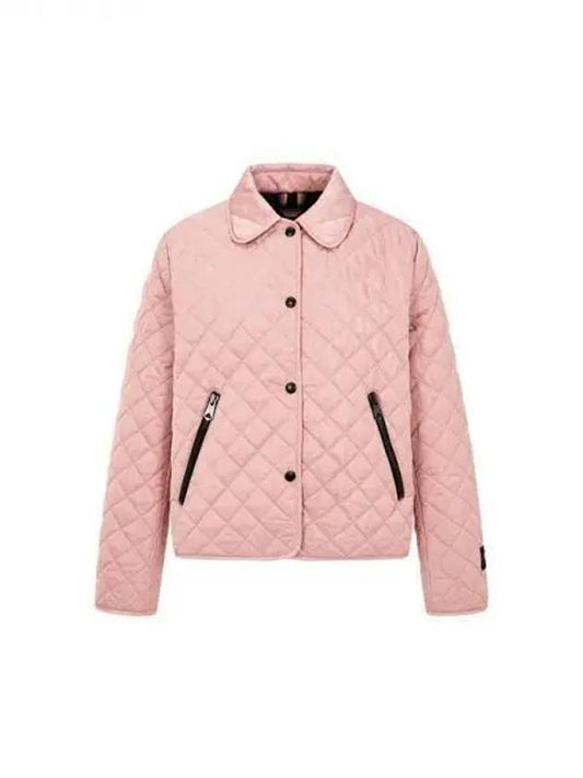 Women s Quilted Snap Button Up Jacket Indian Pink 271772 - PAUL SMITH - BALAAN 1