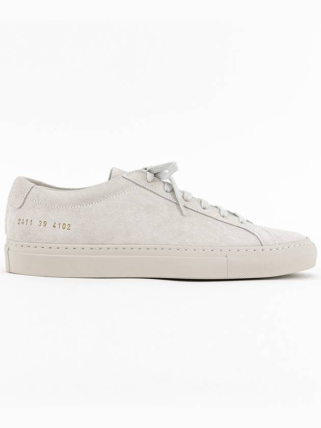 Achilles Suede Low Top Sneakers White - COMMON PROJECTS - BALAAN 3