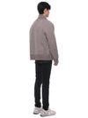 Alpaca Wool Zipper Bomber Jacket Grey - THOM BROWNE - BALAAN 7