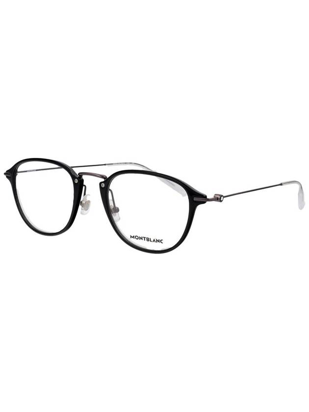 Sunglasses MB0155O 007 BLACK RUTHENIUM TRANS - MONTBLANC - BALAAN 3