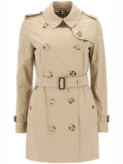 Short Kensington Heritage Trench Coat Beige - BURBERRY - BALAAN 2